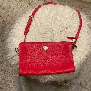 Red Leather Crossbody Bag